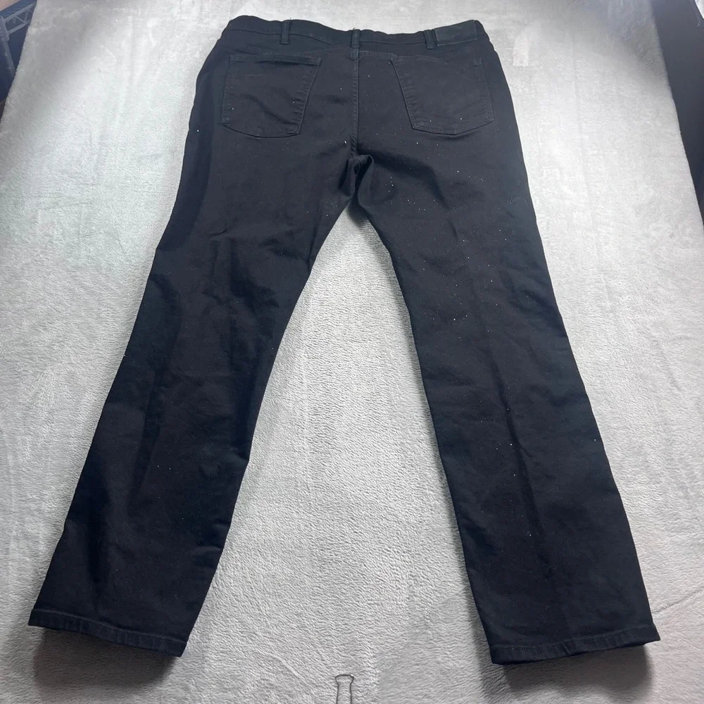 Tecovas Everyday Standard Jeans Mens 40x34 Black Straight Leg Denim TM130012